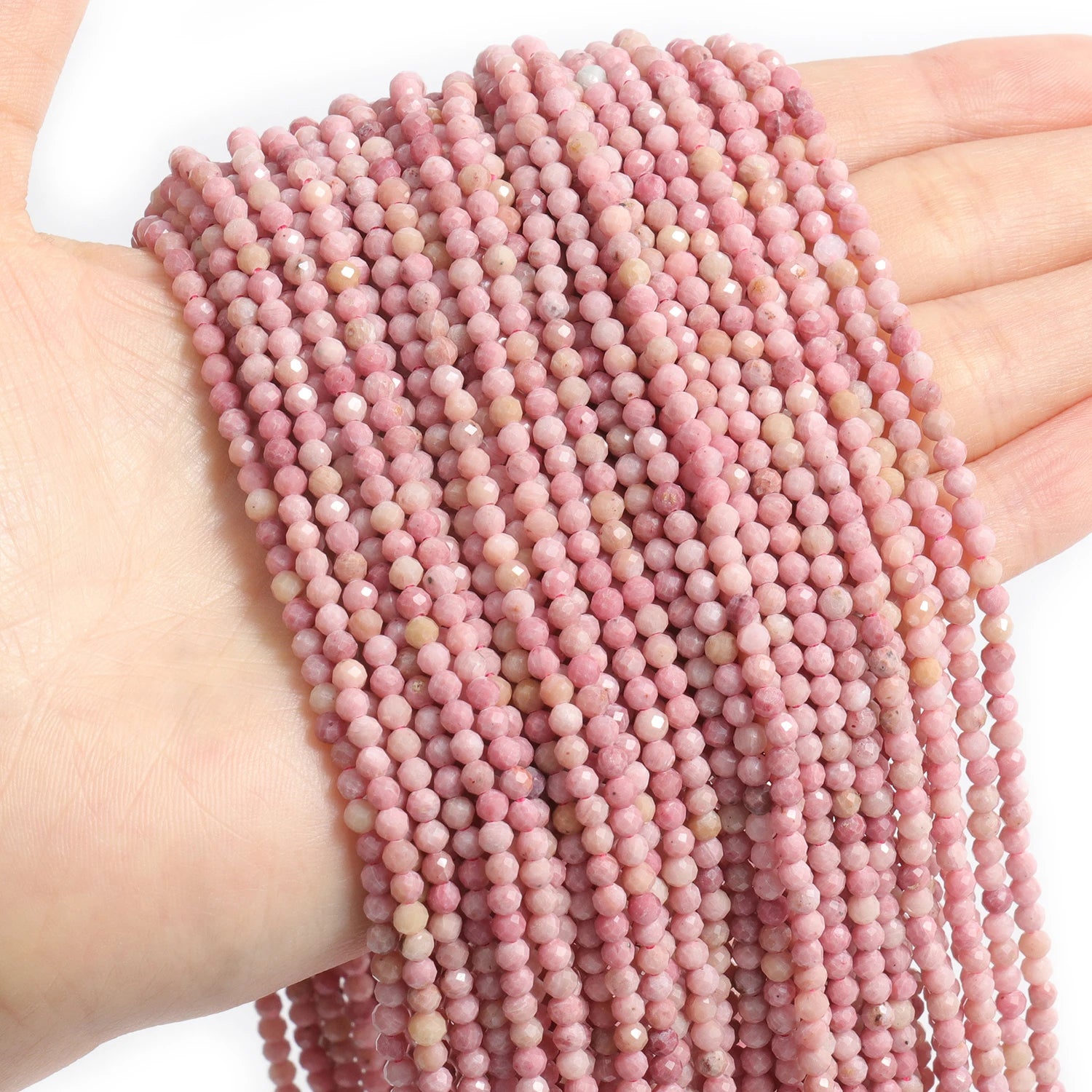 Faceted Natural Stone Beads  Amazonite Aquamarine Opal Labradorite & More For Jewelry Making 2 3 4mm