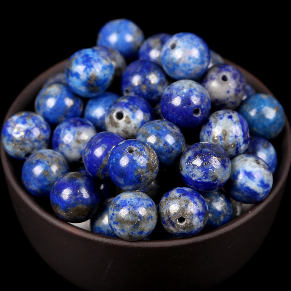 Natural Round  Stone Beads For Jewelry Making