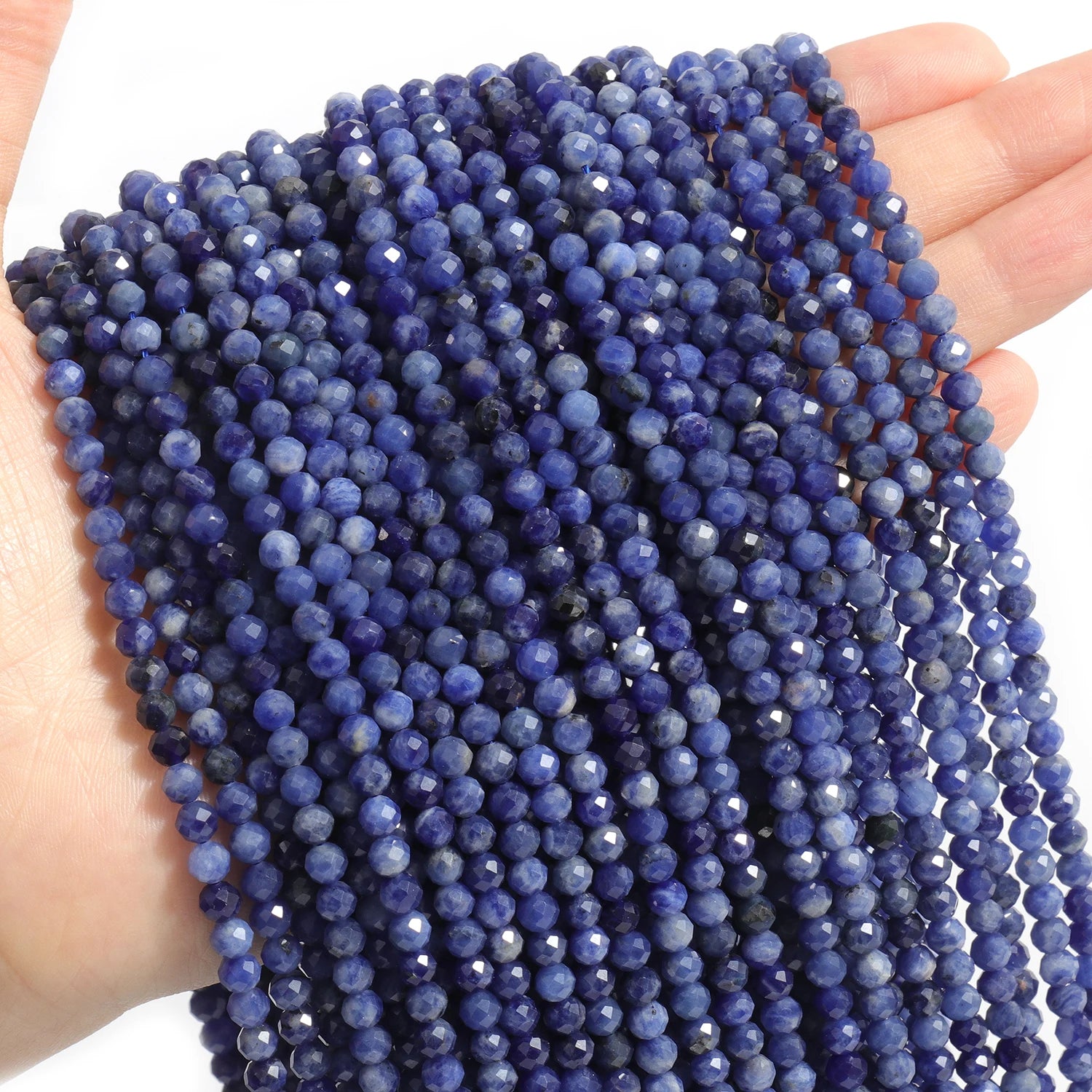 Faceted Natural Stone Beads  Amazonite Aquamarine Opal Labradorite & More For Jewelry Making 2 3 4mm