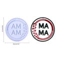 For Mom & Dad Keychain Pendant Resin Mold