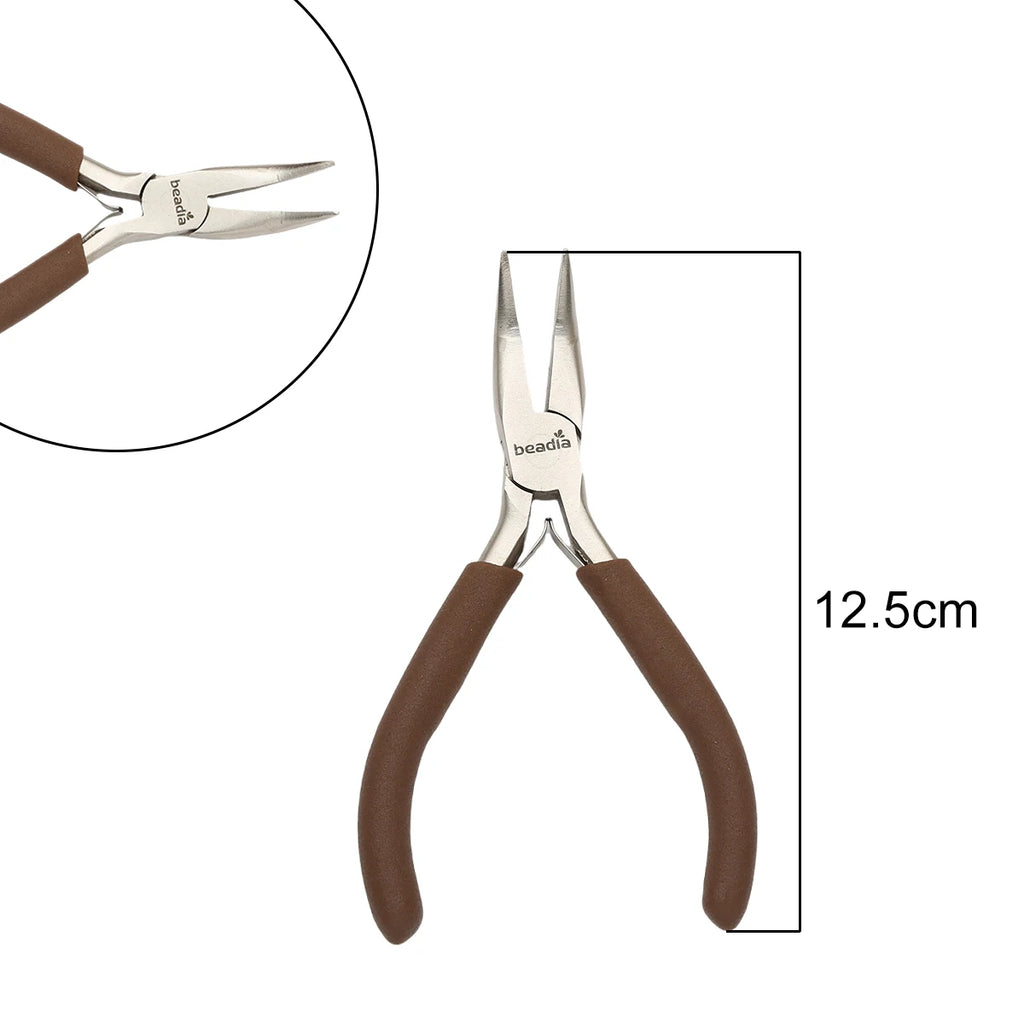 Mini Precision Pliers With Spring Handle for Jewelry Making