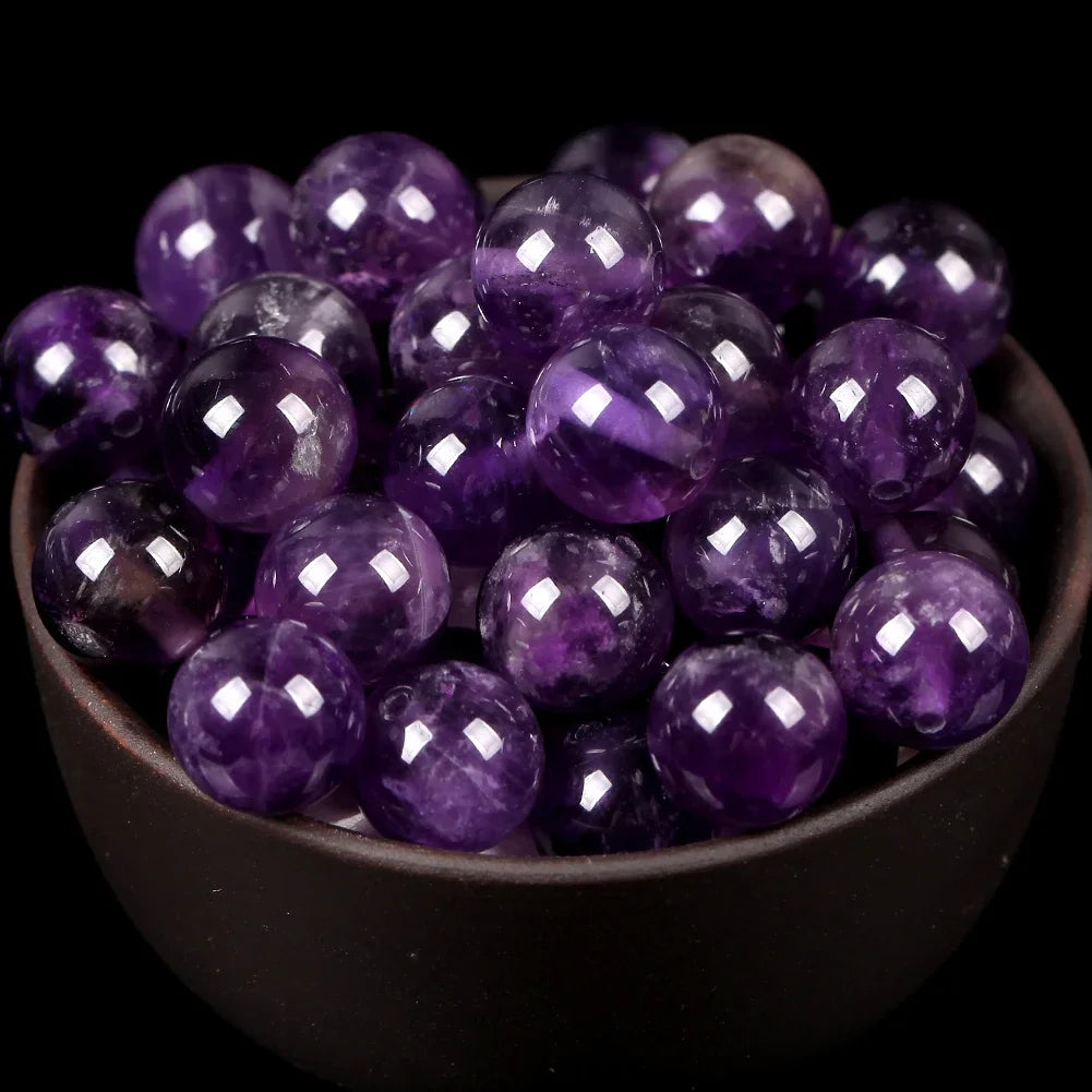Natural Round  Stone Beads For Jewelry Making