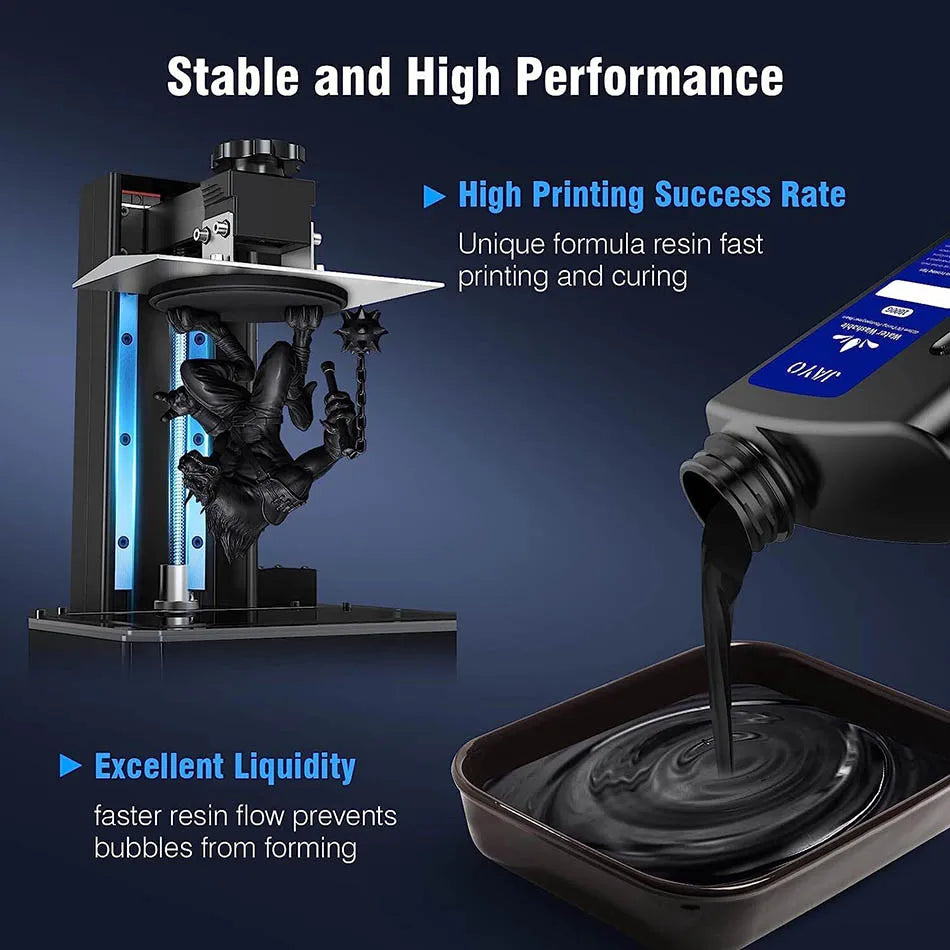 JAYO Water Wash  405nm UV Resin 10kg ABS Like 3D Printer Resin  Standard Rapid Photopolymer Resin for LCD/DLP/SLA