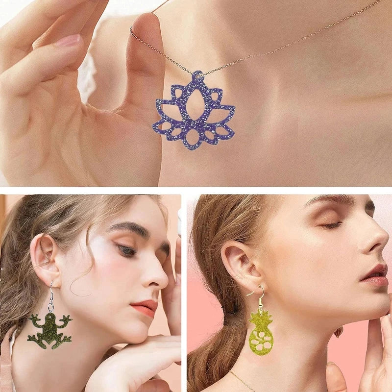 Fun Assortment For Earrings & Pendants  Resin Mold