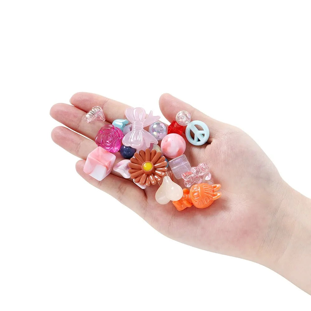 Multi Style & Color Combinations Acrylic Beads