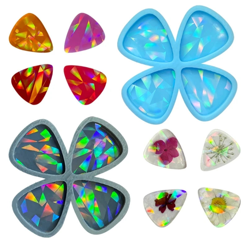 Guitar Pick Earrings  Pendant Keychain Resin Mold