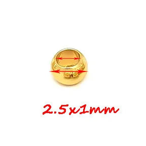 Stainless Steel  European Ball Metal Big Hole Spacer Beads for Jewelry Making Bracelets Necklaces  2 mm-12 mm  100pcs