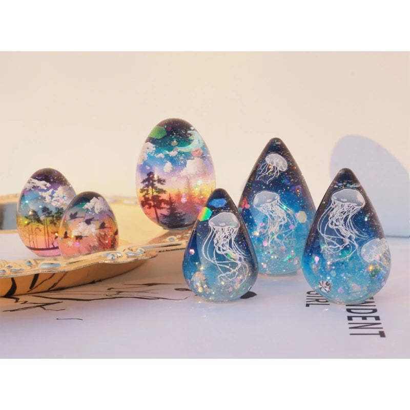 Water Drop/Egg Shaped Resin  Molds
