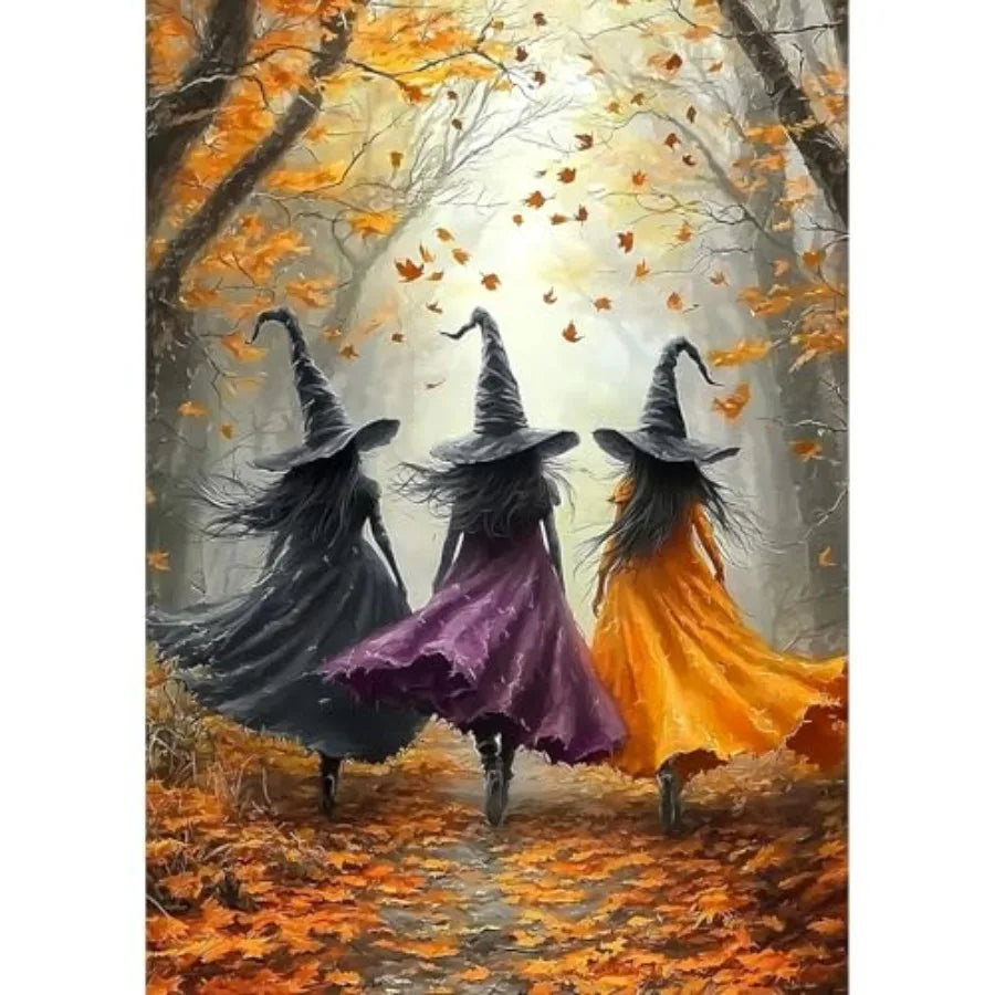 Witch DIY 5D Diamond Art Painting Kits Full Drill