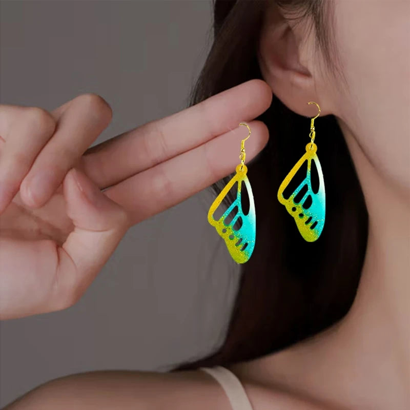Butterfly Earrings Pendant  Resin Mold