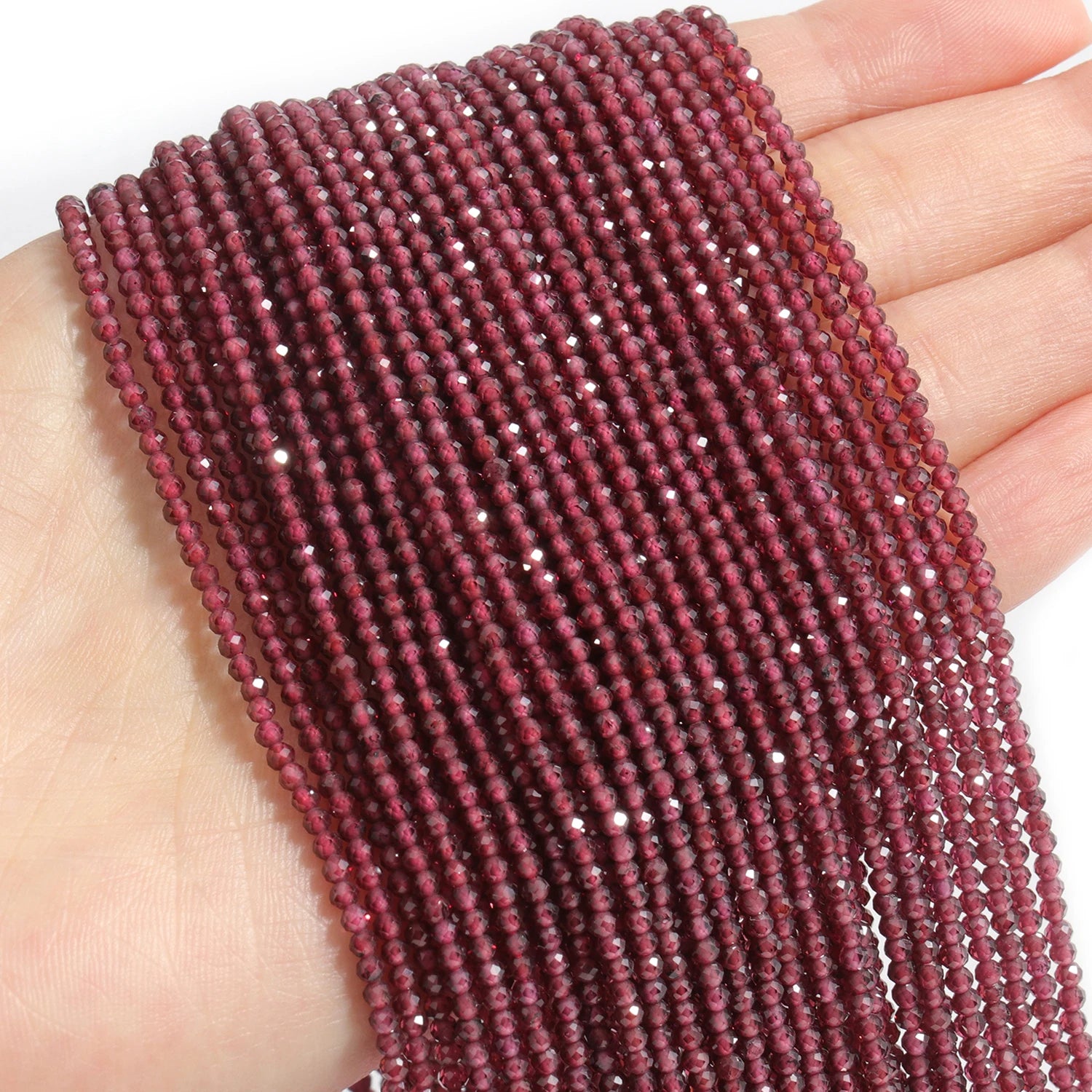 Faceted Natural Stone Beads  Amazonite Aquamarine Opal Labradorite & More For Jewelry Making 2 3 4mm