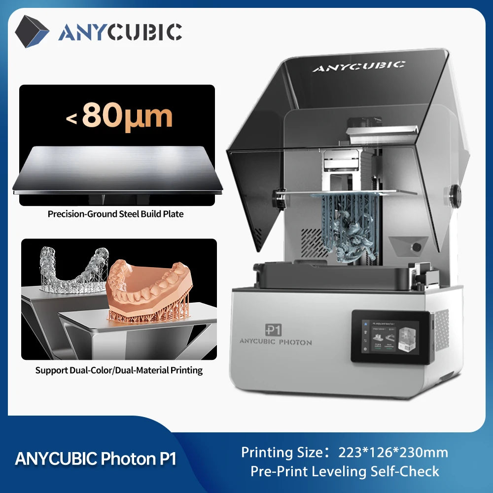 ANYCUBIC  DLP SLA LCD  3D Printer High Speed UV Resin 3D Printer Wash Cure Machine Photon Mono M7, M7 Pro, M5s Pro , Photon P1