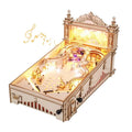 Robotime 3D Pinball Machine Puzzle Game Mechanical Wooden Model Building Kit for Adult 14+ Teens