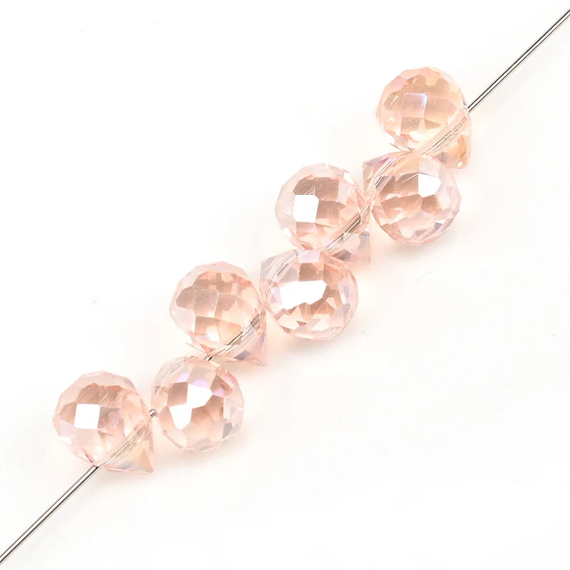 Beautiful Colors Czech Crystal Waterdrop Beads Faceted  for Jewelry Making 10x8mm 20 Pieces