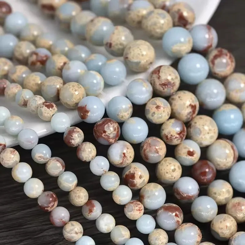 Jaspers  Natural Stone Round  For Jewelry Making Bracelets Necklaces & Earrings  6/8/10mm