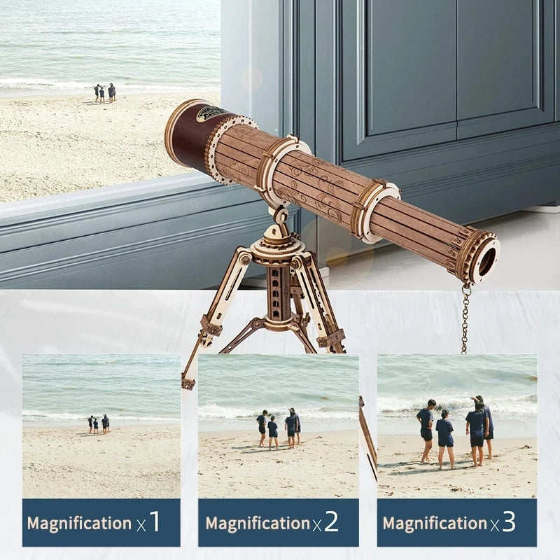 3D Wooden Puzzle Assembly Unique Piece That You Can Use! Beautiful Just Sitting On An End Table!