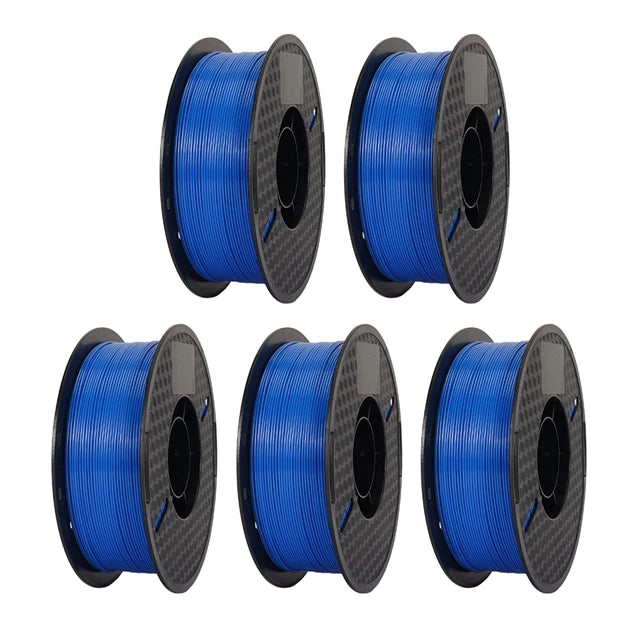 KINGROON Newest HS-PETG 3D Printer Filament 1.75mm High Speed 3D Printing Material Hyper PETG 5KG 10KG Blue & Silver