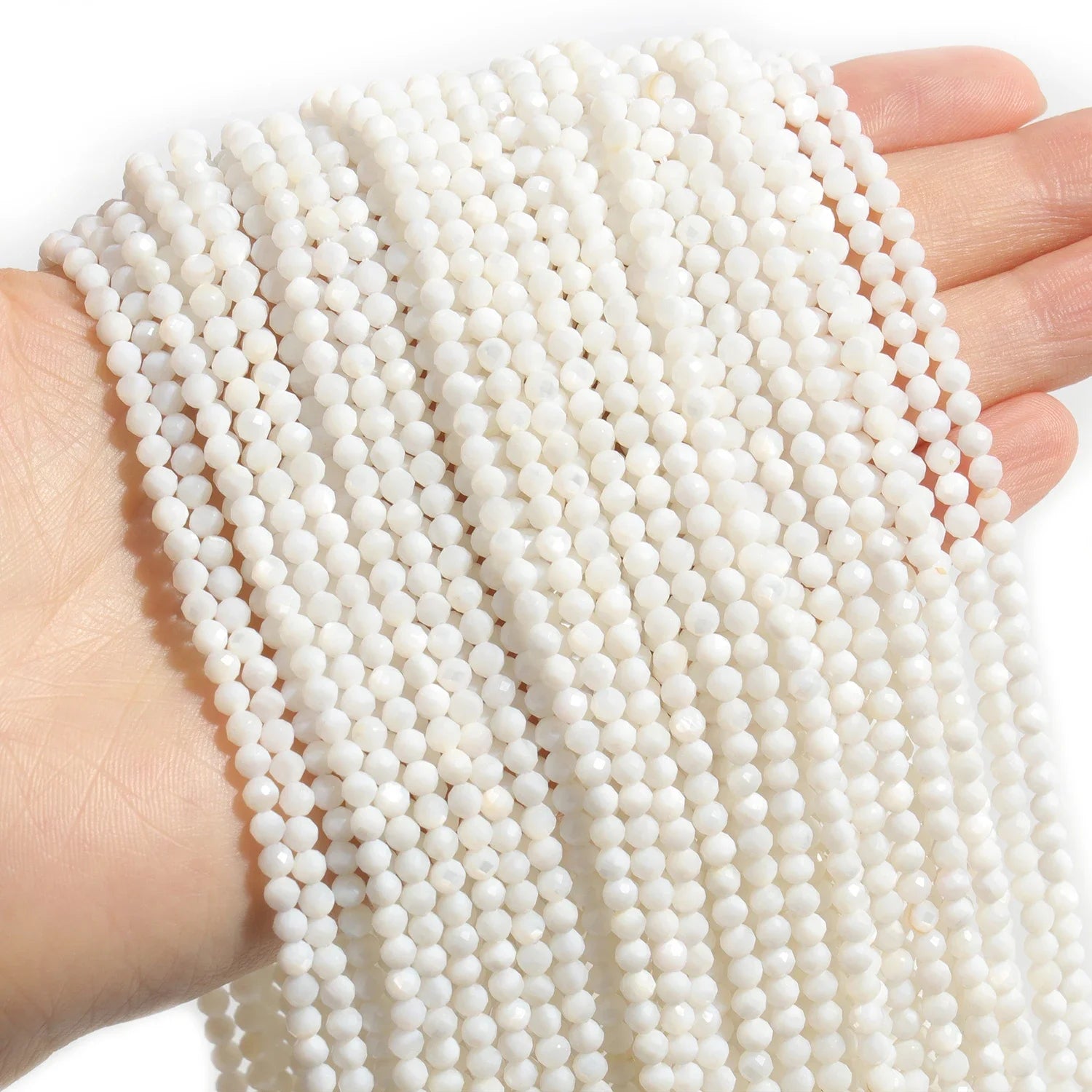 Faceted Natural Stone Beads  Amazonite Aquamarine Opal Labradorite & More For Jewelry Making 2 3 4mm