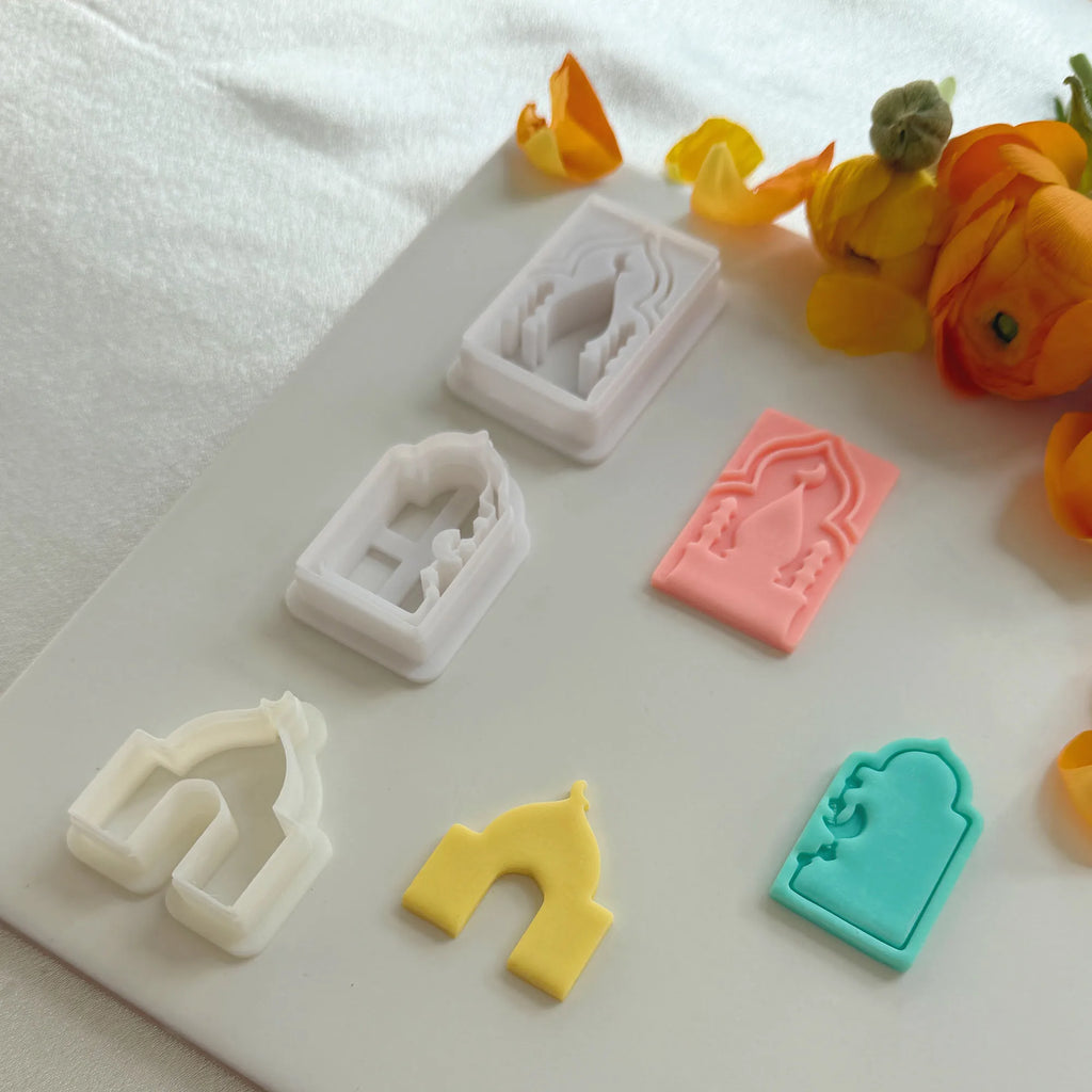 Arabesque Polymer Clay Cutter Islamic Temple Mosque Ramadan Arabian