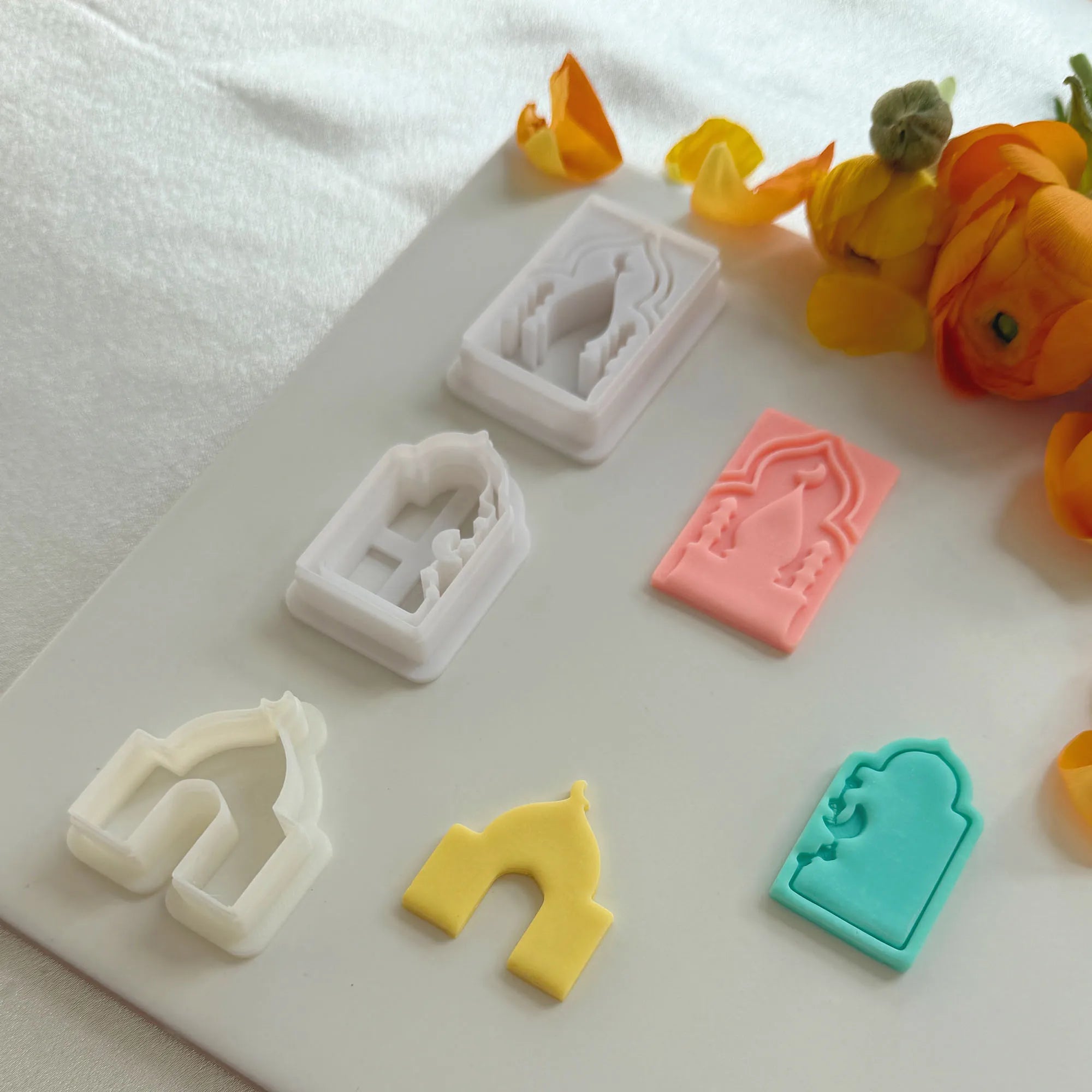 Arabesque Polymer Clay Cutter Islamic Temple Mosque Ramadan Arabian