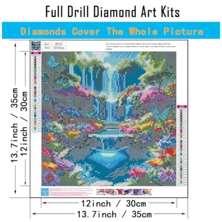 Landscape Scenery Diamond Art Kits for Adults & Beginners, 5D, No Frame