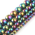 AAA  Hematite Stone Beads Round  For Jewelry Making  Bracelets, Necklaces,   2/3/4/6/8/10/12MM 15"Strand