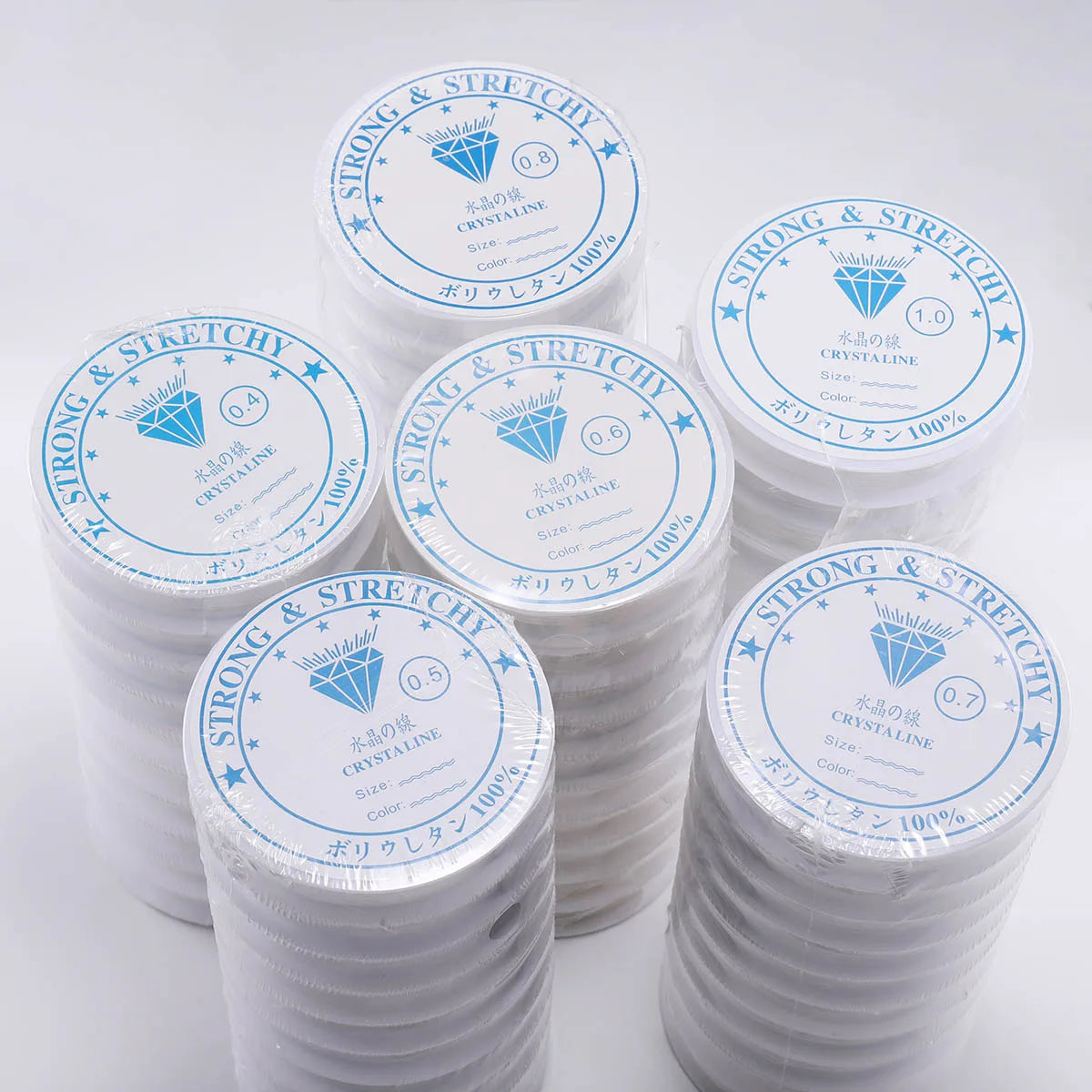 Transparent Elastic Stringing Crystal Line For Jewelry Making 0.4/0.5/0.6/0.7/0.8/1mm