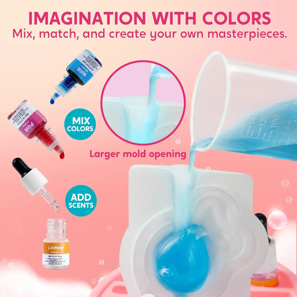 Unicorn Soap Making Kit For Boys & Girl STEM Activity .