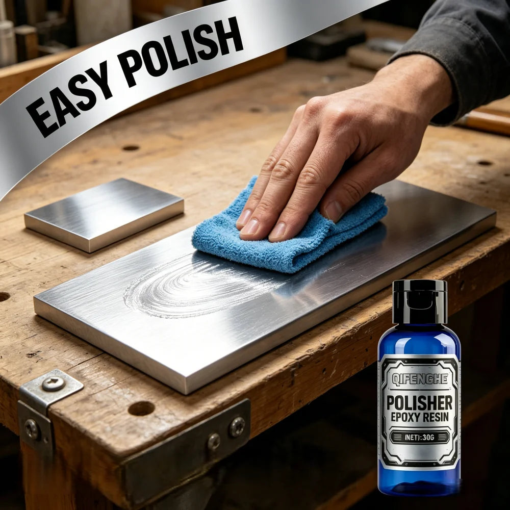 QIFENGHE Epoxy Resin Clear Gloss Polishing Agent, Scratch Remover & Shine Restorer 30g