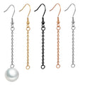 Stainless Steel Dangle Earring Wires Extension Chain Connector Hypoallergenic  Jewelry Findings 10pcs
