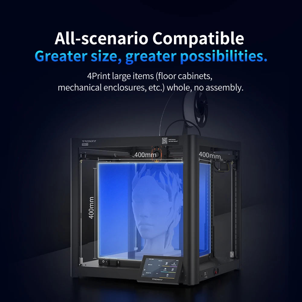 VEHO 4 High Speed 3D Printer Large Build Size 400x400x400mm 700mm/s Fast Speed Full-Set