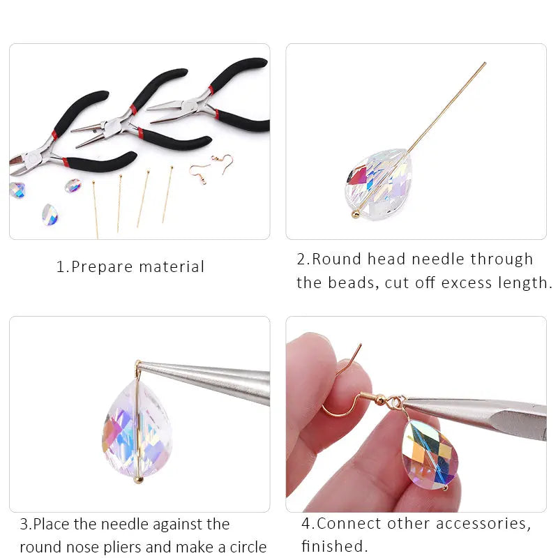 Stainless Steel Ball Head Pins Silver Gold Plated Eye Pins 50pcs/100pcs