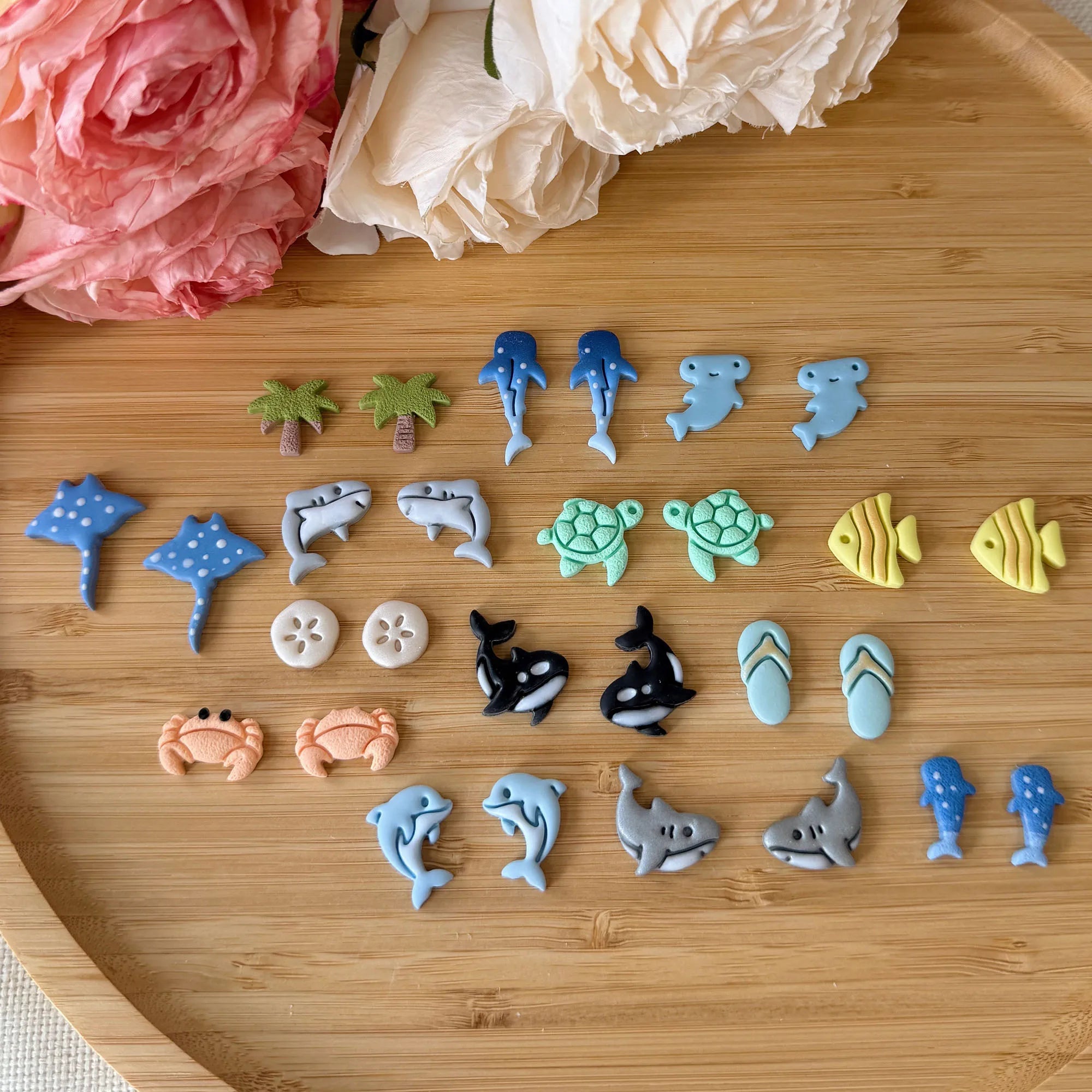 Mini Polymer Clay Cutters Ocean Theme