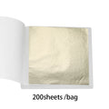 Imitation Gold Foil Paper Leaf Gilding  Use in Epoxy Resin Mold Jewelry Making 100-200sheets