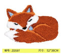 Cute Scottie Latch Hook Cushion & Carpet Kit Wool Material