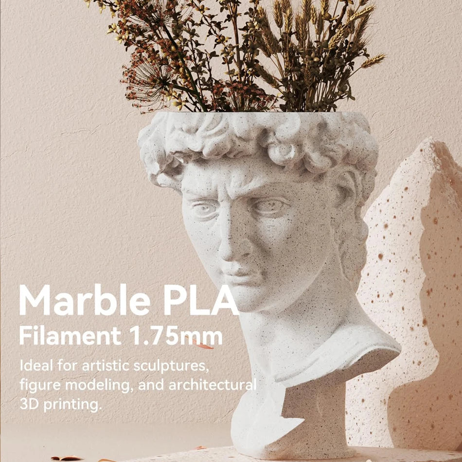 JAYO High Speed Marble  5 Rolls PLA 3D Printer Filament For FDM Marble-Like Texture