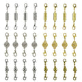3-Style Strong  Magnetic Clasps for  Jewelry Making Necklaces Bracelets or as an  Extender Chain 24Pcs
