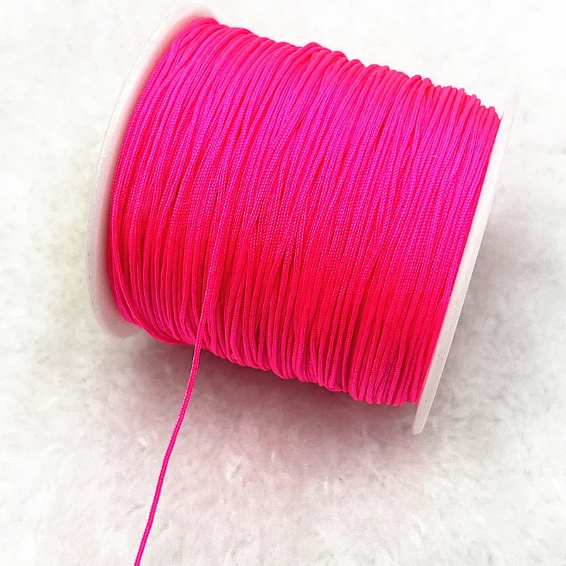 Nylon Macrame Cord Bracelets, Necklaces, & Tassels 0.4/0.8/1.0/1.5mm