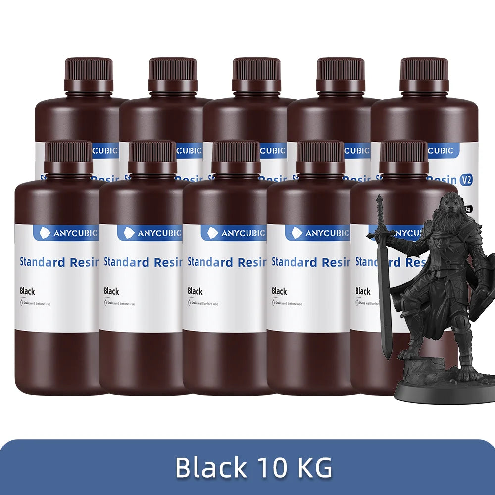 ANYCUBIC 5KG/10KG 405mm UV Standard Resin/ Standard V2 For 3D Printer Photon Mono 4 UV Sensitive