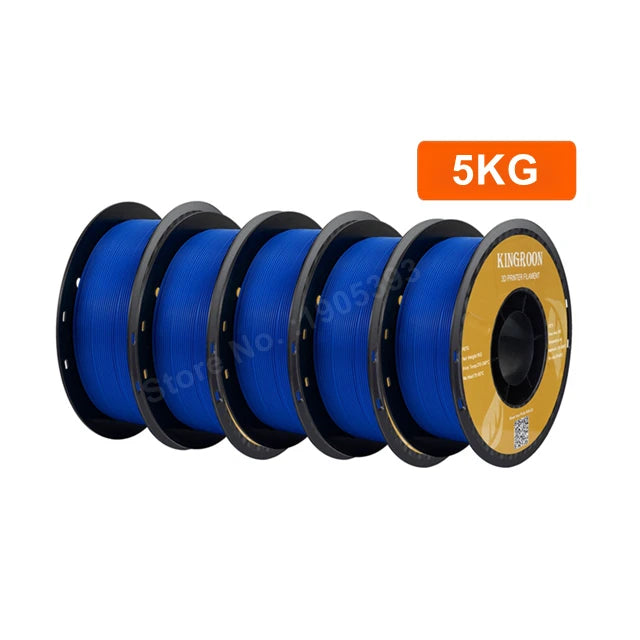 KINGROON PETG 3D Printer Filament 1.75mm 5KG 10KG Mix Color 1kg/roll   Plastic For FDM