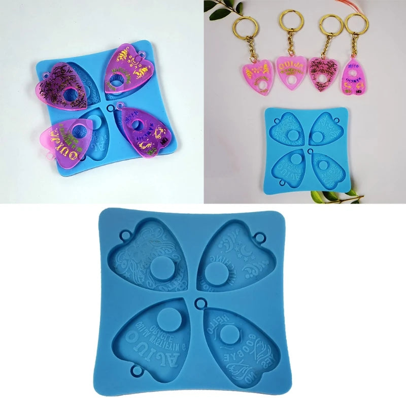 Guitar Pick Earrings  Pendant Keychain Resin Mold