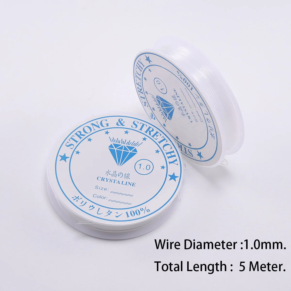 Transparent Elastic Stringing Crystal Line For Jewelry Making 0.4/0.5/0.6/0.7/0.8/1mm