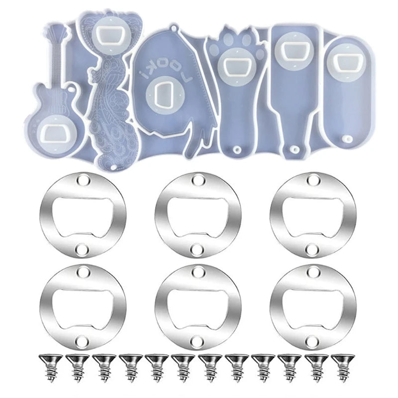Bottle Opener  Keychain Resin Mold