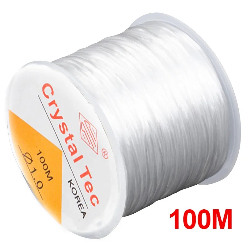 Strong Elastic Thread For Beading Jewelry Necklaces Bracelets 100m