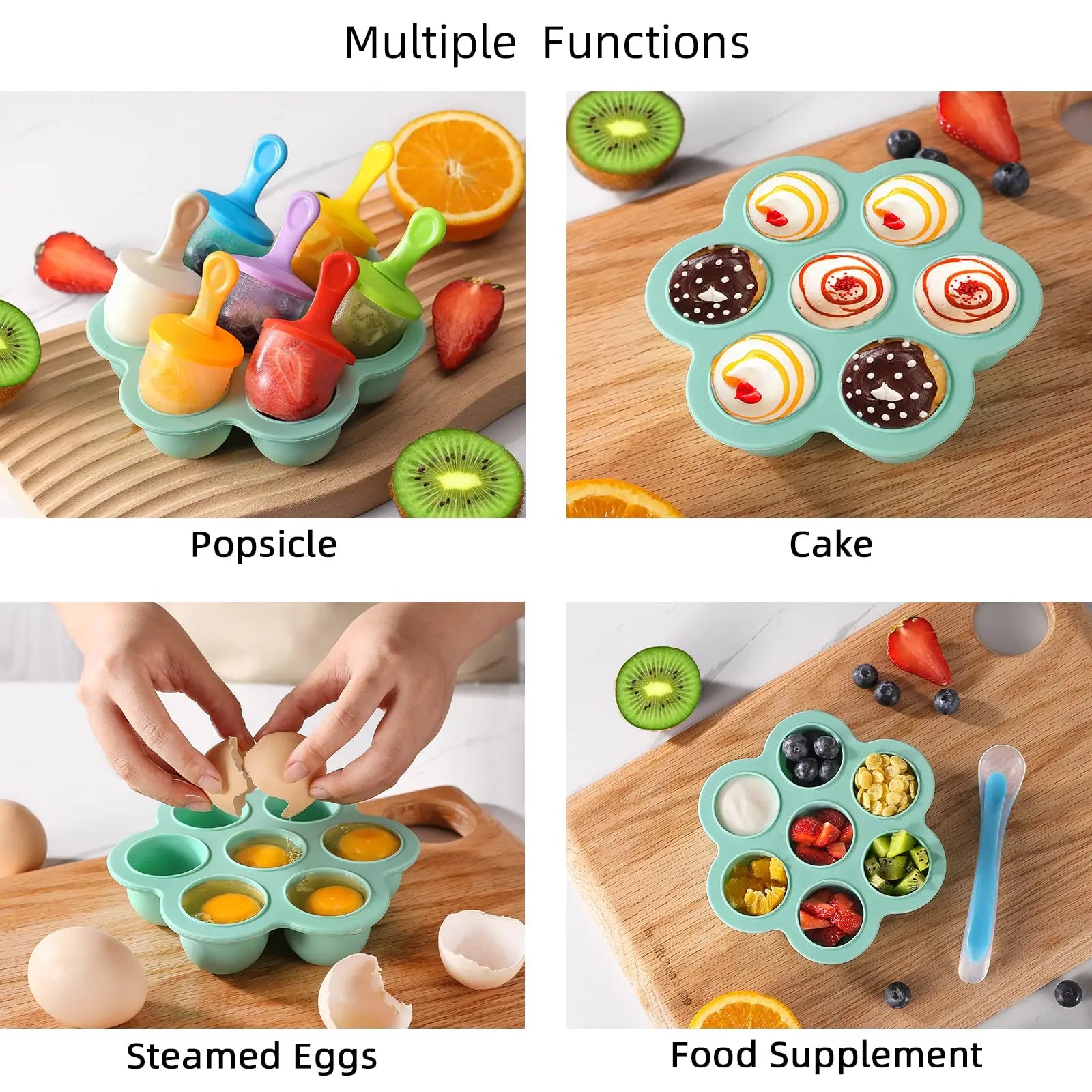 1pc Silicone Popsicle Molds Kids