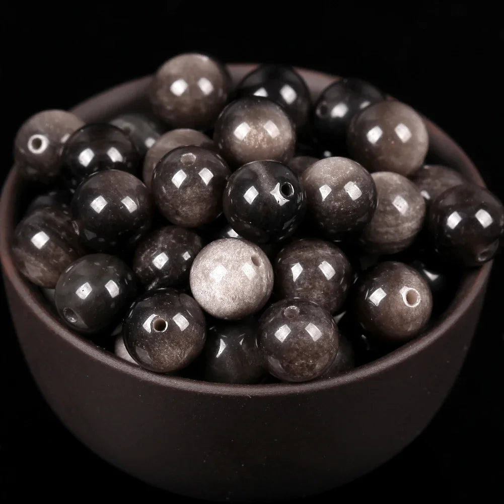 Natural Round  Stone Beads For Jewelry Making