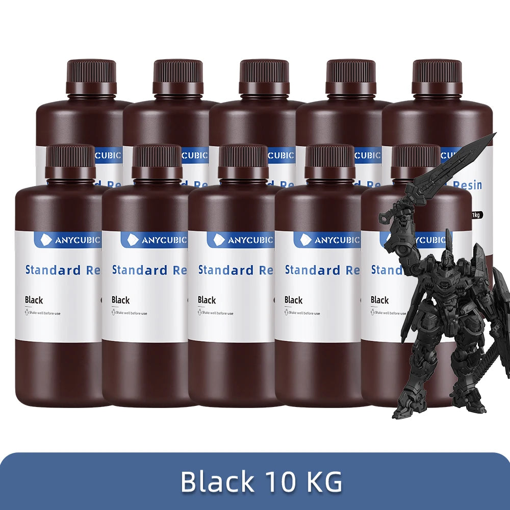 ANYCUBIC 5KG/10KG 405mm UV Standard Resin/ Standard V2 For 3D Printer Photon Mono 4 UV Sensitive