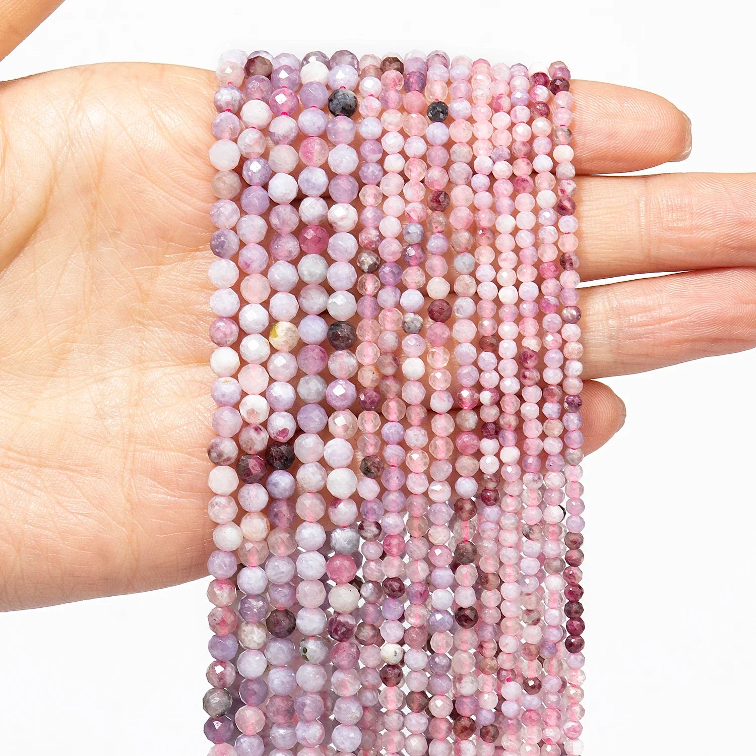 Faceted Natural Stone Beads  Amazonite Aquamarine Opal Labradorite & More For Jewelry Making 2 3 4mm