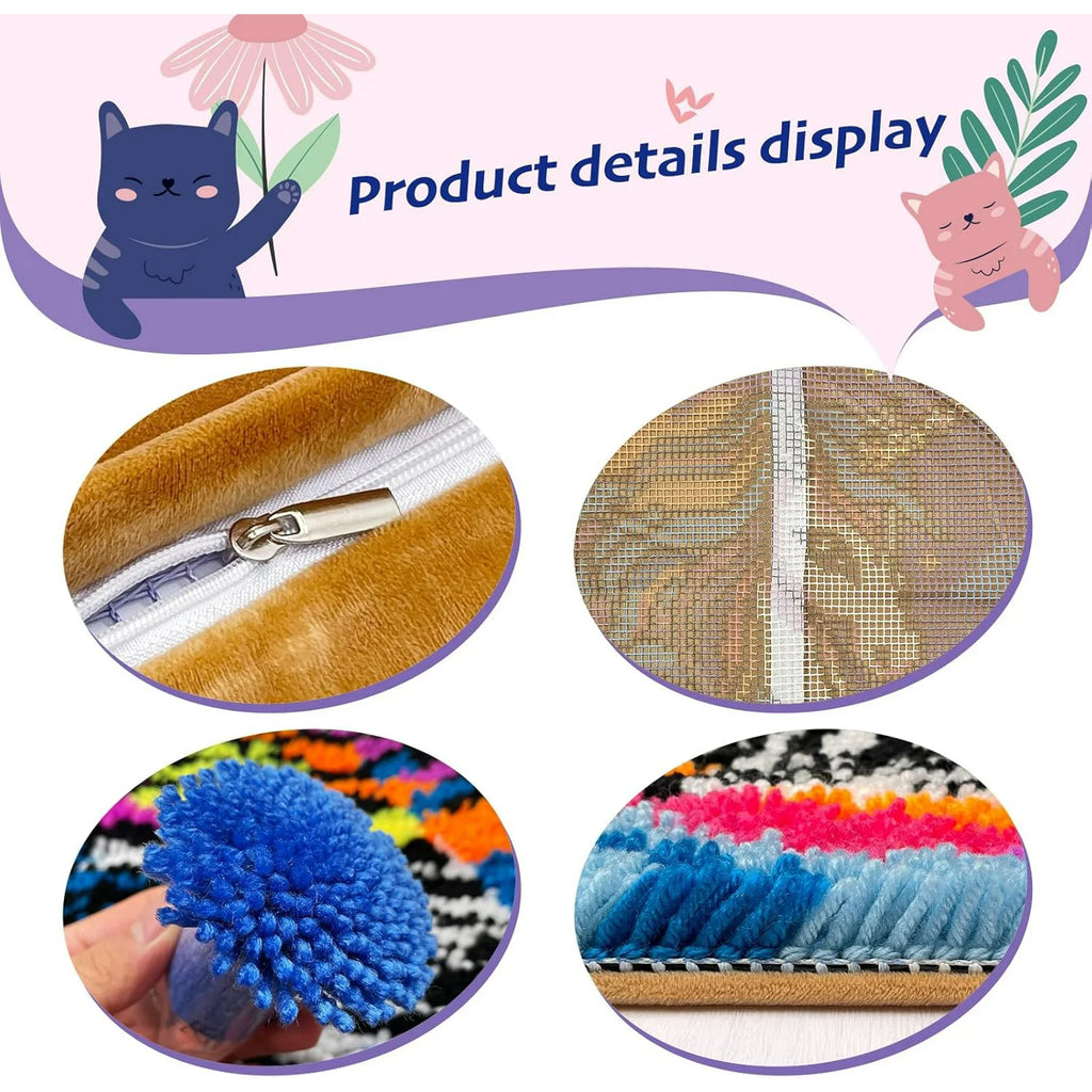 Animal Latch Hook Rug Kits