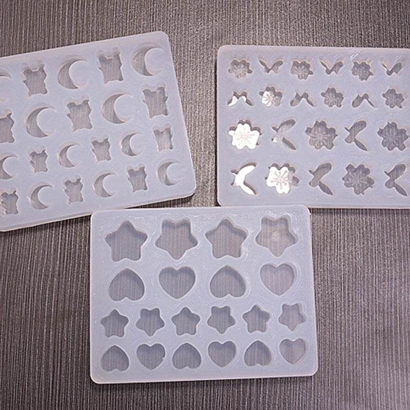 Assortment of Shapes For Pendant Earrings Resin Mold